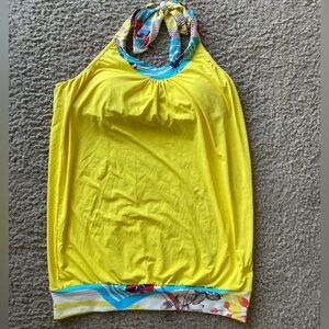 Halter top, blouse swim top